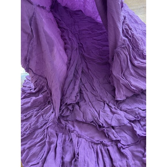 Free People Adella Corset Maxi Dress lilac color size M A000899 - Picture 8 of 16